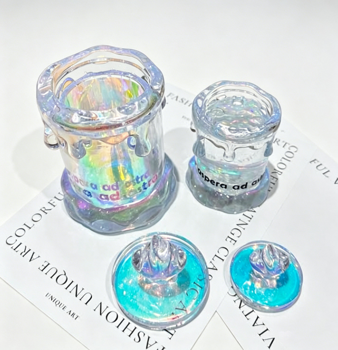 Handmade Melted Candle Storage Jar Resin Mold