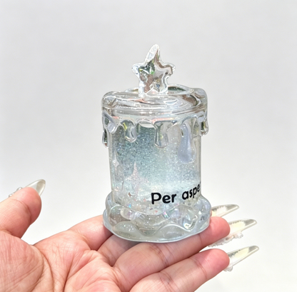 Handmade Melted Candle Storage Jar Resin Mold