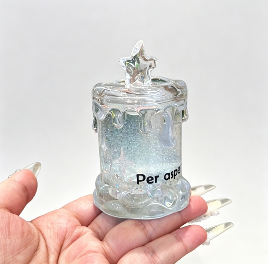 Handmade Melted Candle Storage Jar Resin Mold