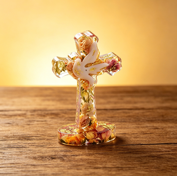 Cross Figurine Resin Mold
