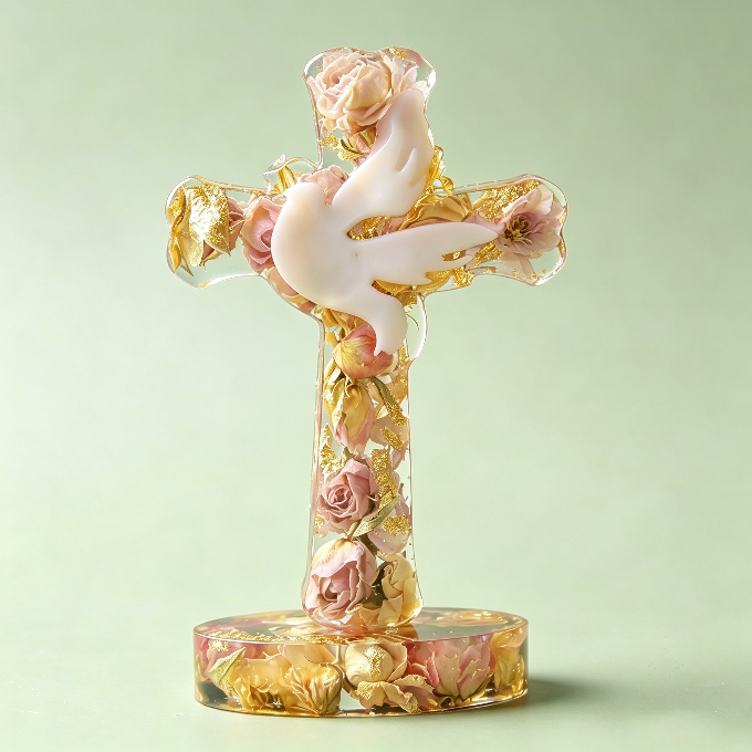 Cross Figurine Resin Mold