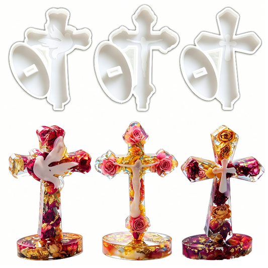 Cross Figurine Resin Mold