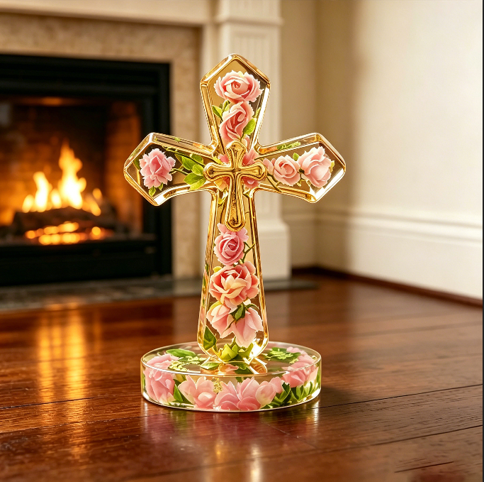 Cross Ornament Resin Mold
