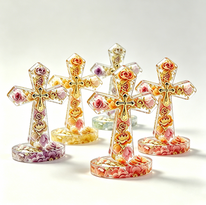 Cross Ornament Resin Mold