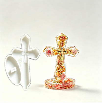 Cross Ornament Resin Mold