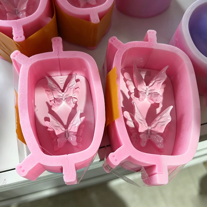 Handmade 2-in-1 Water Ripple Butterfly Ornament Resin Mold