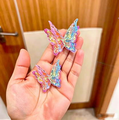 Handmade 2-in-1 Water Ripple Butterfly Ornament Resin Mold