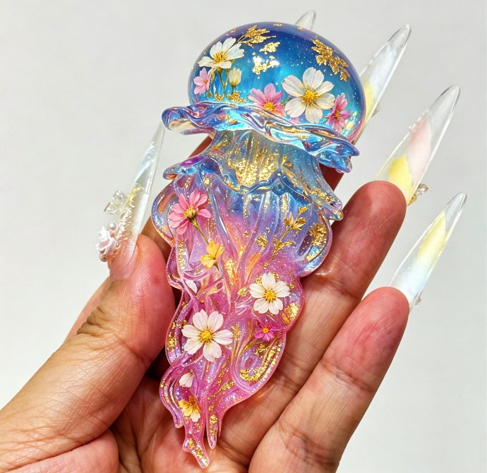 Handmade Jellyfish Ornament Resin Mold