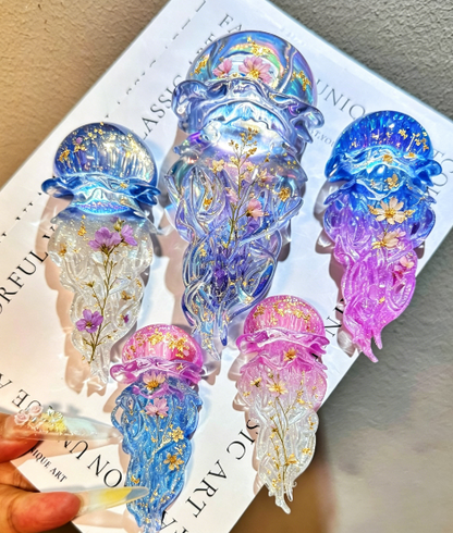 Handmade Jellyfish Phone Stand Ornament Resin Mold
