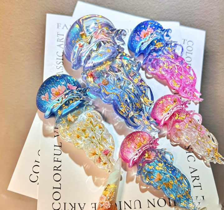 Handmade Jellyfish Ornament Resin Mold
