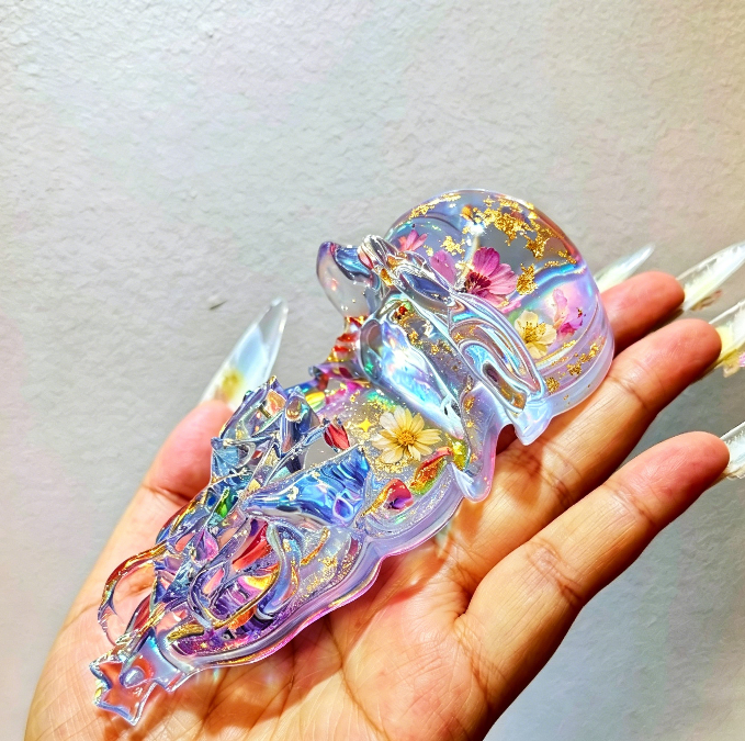 Handmade Jellyfish Phone Stand Ornament Resin Mold