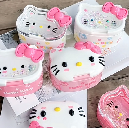 Handmade Cute Kawaii Cat Flip-Top Storage Box Resin Mold
