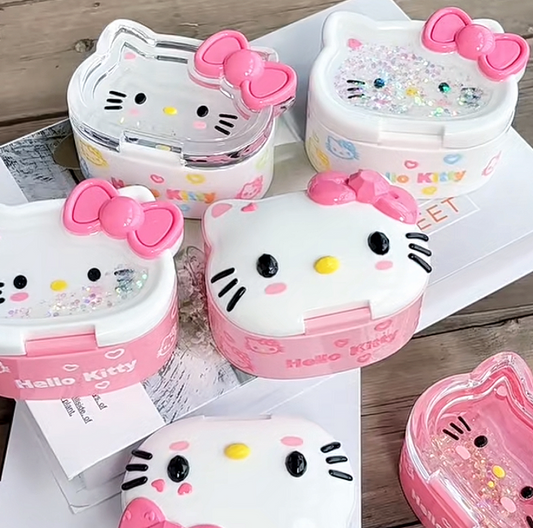 Handmade Cute Kawaii Cat Flip-Top Storage Box Resin Mold