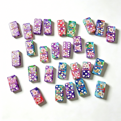 Heart Dot Domino Set Resin Mold