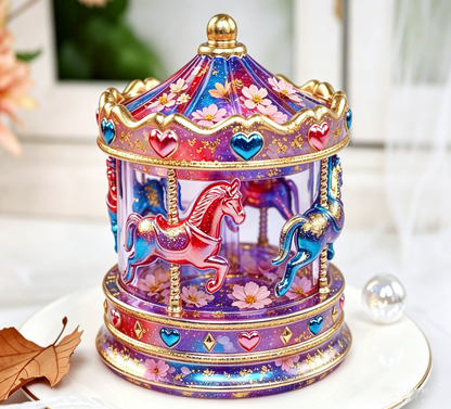 Carousel Storage Box Resin Mold