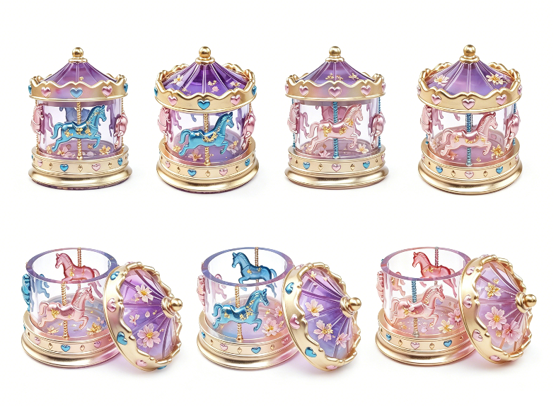 Carousel Storage Box Resin Mold