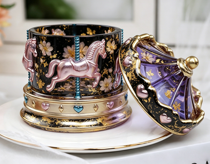 Carousel Storage Box Resin Mold