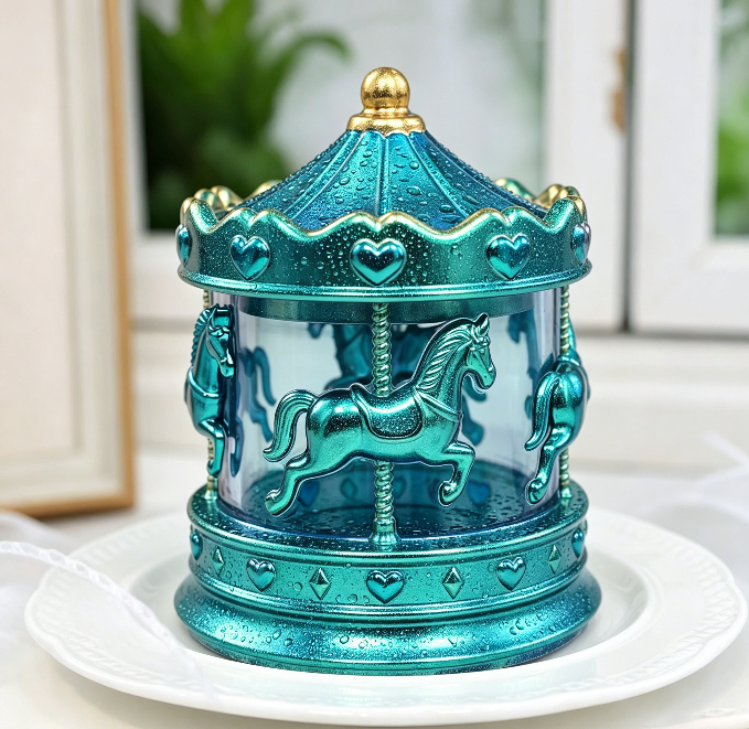 Carousel Storage Box Resin Mold
