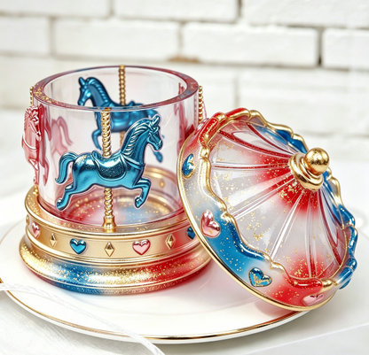 Carousel Storage Box Resin Mold