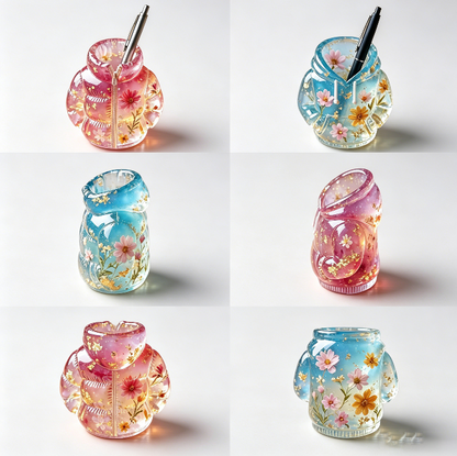 Hoodie &Cotton Jacket Pencil Holder Storage Resin Mold
