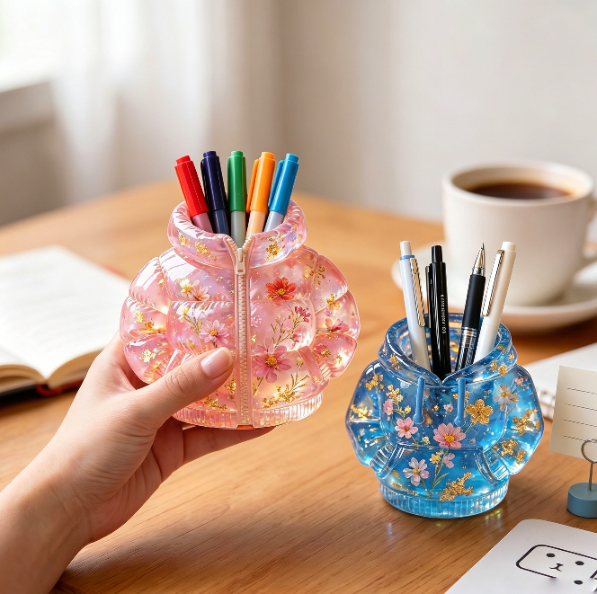 Hoodie &Cotton Jacket Pencil Holder Storage Resin Mold