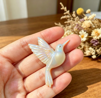Handmade Mini Hummingbird Earring & Necklace Pendant Resin Mold