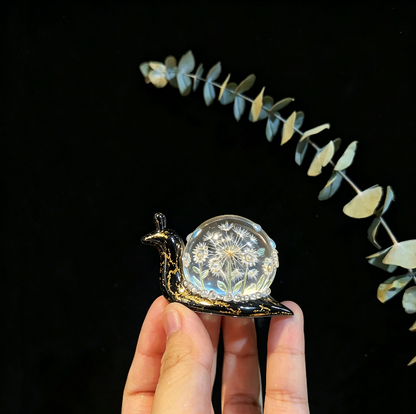 Handmade Mini Daisy Raindrop Snail Ball Ornament Resin Mold