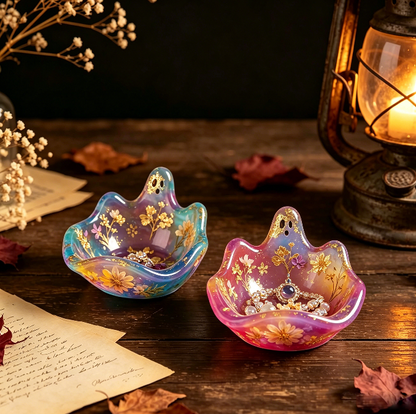 Cute Ghost Tray Storage Resin Mold DIY Jewelry Dish, Trinket Holder & Home Decor