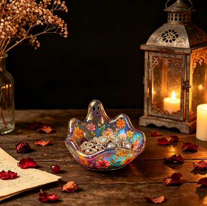 Cute Ghost Tray Storage Resin Mold DIY Jewelry Dish, Trinket Holder & Home Decor