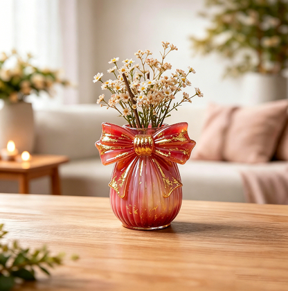 Bow Striped Vase Storage Resin Mold  | DIY Decorative Vase, Organizer & Aesthetic Home Decor