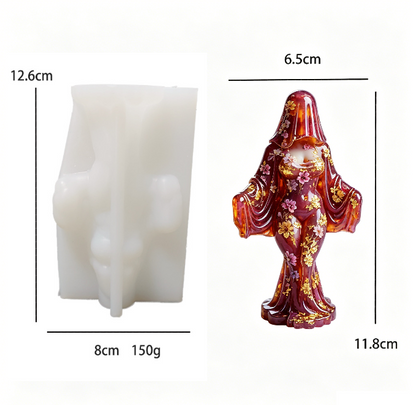 Gothic Ghost Bride Figurine Resin Mold