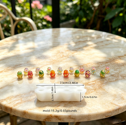 8-in-1 Cute Mini Cactus Resin Mold DIY Kawaii Figurines, Jewelry Charms & Mini Decor Craft Mold