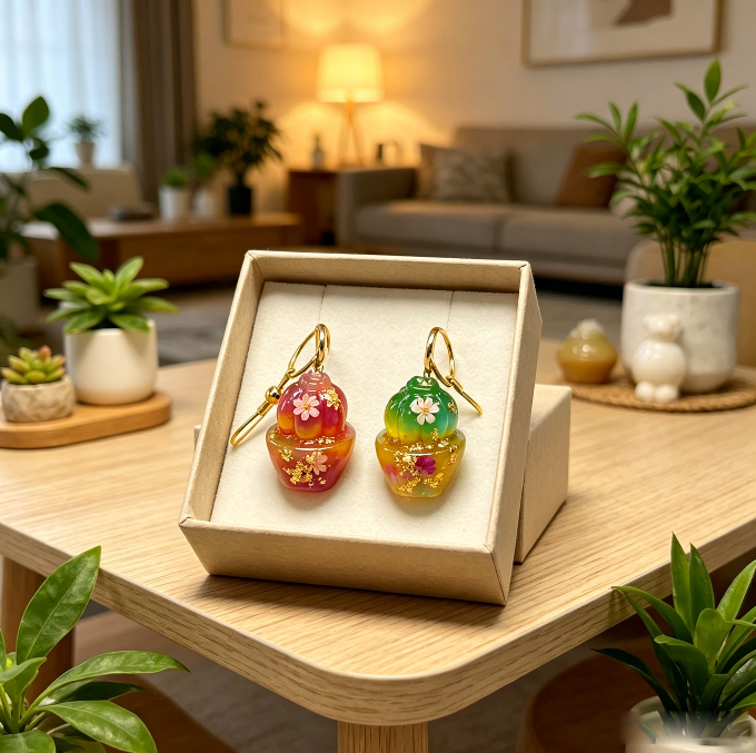 8-in-1 Cute Mini Cactus Resin Mold DIY Kawaii Figurines, Jewelry Charms & Mini Decor Craft Mold