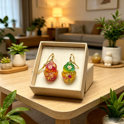 8-in-1 Cute Mini Cactus Resin Mold DIY Kawaii Figurines, Jewelry Charms & Mini Decor Craft Mold