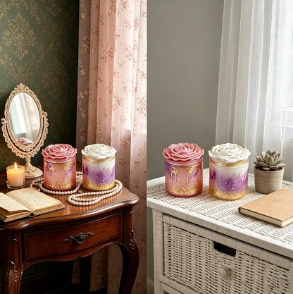 Rose Storage Jar Resin Mold