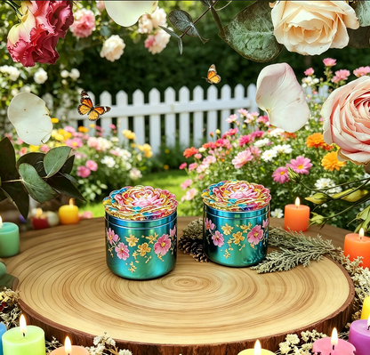 Rose Storage Jar Resin Mold