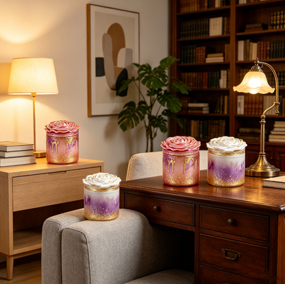 Rose Storage Jar Resin Mold