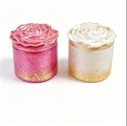 Rose Storage Jar Resin Mold