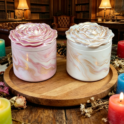 Rose Storage Jar Resin Mold