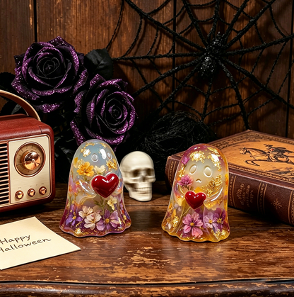 4PCS Cute Ghost Resin Mold Set