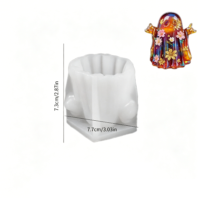Rock Hand Ghost Figurine Resin Mold