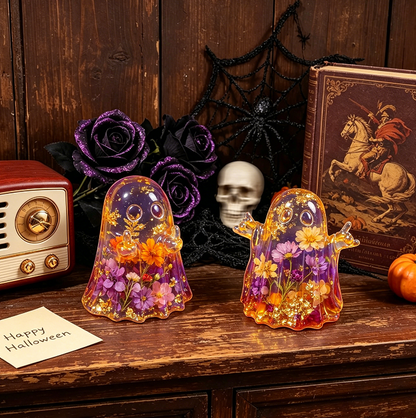 4PCS Cute Ghost Resin Mold Set