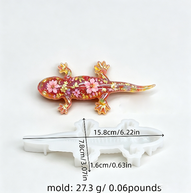 Cute Axolotl Figurine Resin Mold