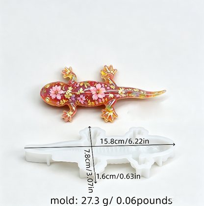 Cute Axolotl Figurine Resin Mold