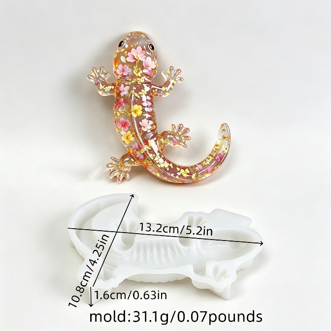 Cute Axolotl Figurine Resin Mold