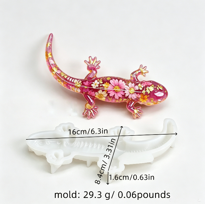 Cute Axolotl Figurine Resin Mold