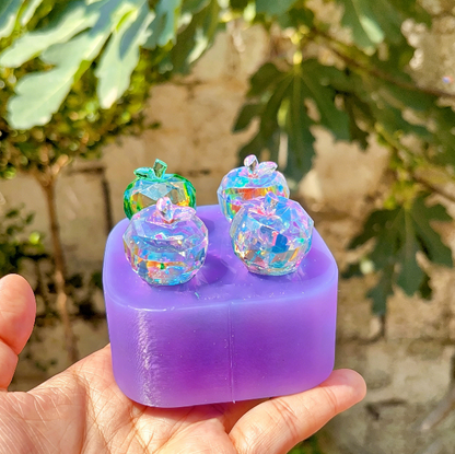 Handmade Crystal Apple Resin Mold