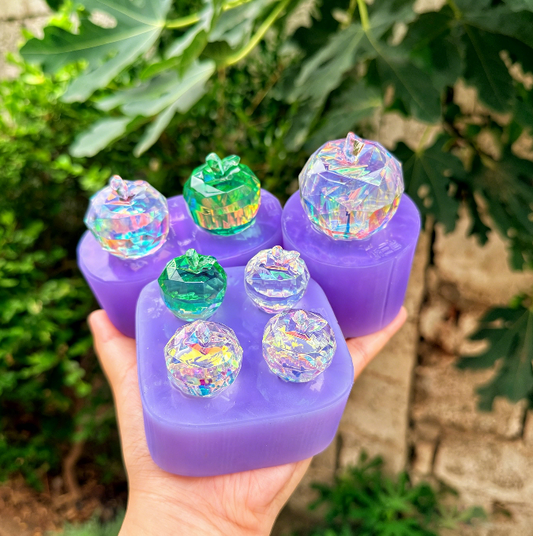 Handmade Crystal Apple Resin Mold