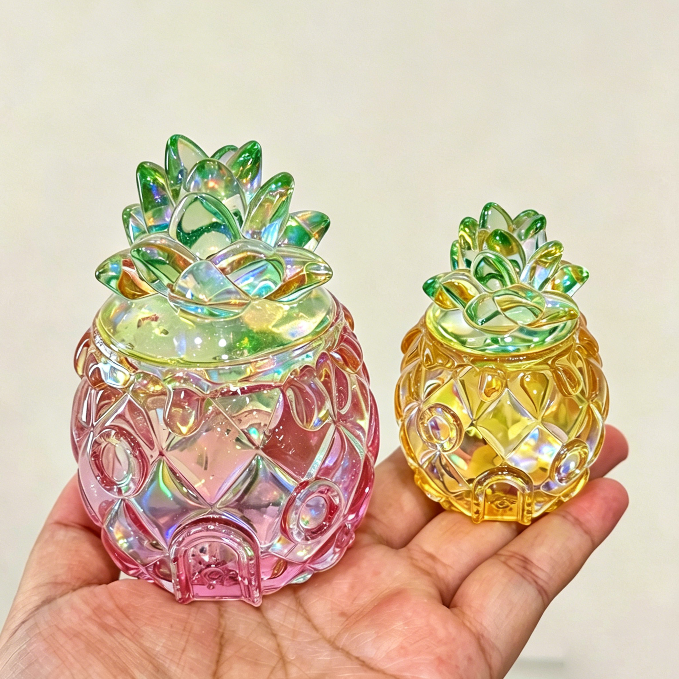 Handmade Pineapple Storage Jar Resin Mold