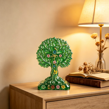 Tree of Life Cross Faith Ornament Resin Mold